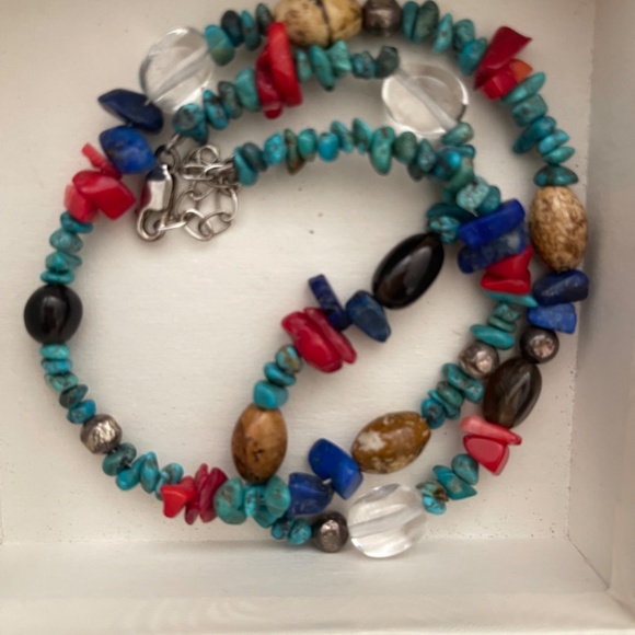 Sincerely Southwest Multigem Necklace - Picture 3 of 5